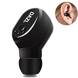Bluetooth Car Earbud Wireless Invisible Headphones with Magnetic Charger Smallest In-Ear Earpiece Supports Hands-free Calling Sport Headset 6 Hour Playtime for iPhone and Android Smart Phones, Black
