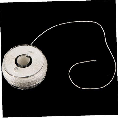 LAANCOO Angelschnur Carp Schnur Zubehör PVA 20M 8 Strands Wasserlösliche schnell auflösende Bandspulen-Tool Weiß – Bild 3