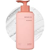 AMOS PROFESSIONAL Repair Cica Shampoo l Repairs, Strengthens, & Nourishes for Split Ends & Breakage, Reverse Hair Damage from Bleach, Color, Chemical Services, 16.9 fl. oz.