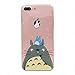 iPhone 7 Plus Case, MC Fashion Ultra Thin Embossed Printing Cute Totoro Pattern Clear Transparent TPU Rubber Flexible Slim Skin Soft Case for Apple iPhone 7 Plus (2016) (Totoro)