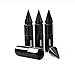 Xprite Black Aluminum Mounted 90mm Spike Extended Nut Refit Wheel Lug Nuts/Tire Screw M12x1.5