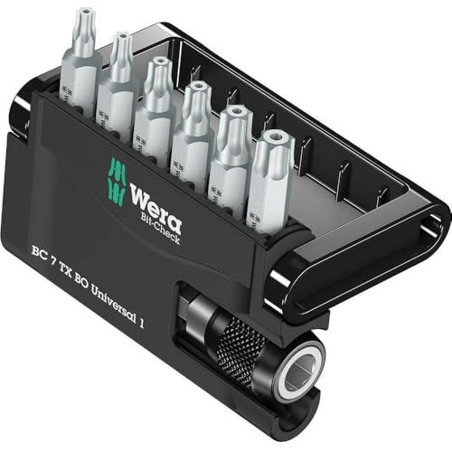 Wera Bit-Sortiment, Bit-Check 7 TX BO Universal 1, 7-teilig, 05056158001