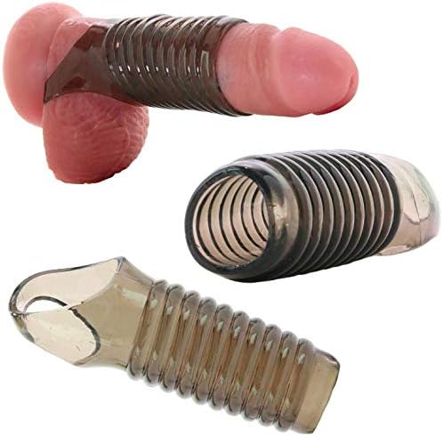 VOMY Ribbed Shaft Sheath Thick Enlarger Enhancer Pleasure Sleeve Support Ring VO19052