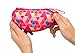 ZIPIT Colorz Box Glasses Case, Pink Triangles