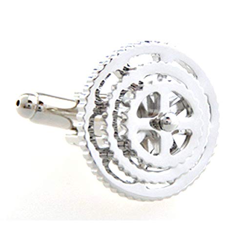 Bicycle Gears Really Moves Bike Cycling Cyclists Derailleur Steampunk Pair Cufflinks