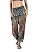 Joob Joob Boho Pants for Women - Hippie Harem Pants Women - Womens Yoga Pants – Comfy Bohemian Flowy Hippie Clothes - Green Medium