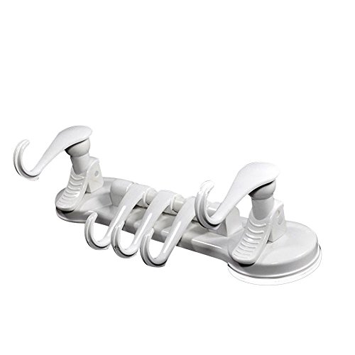 New Sucker Strong Seamless Kitchen Bathroom Multi-Functional Plastic Row Hook
