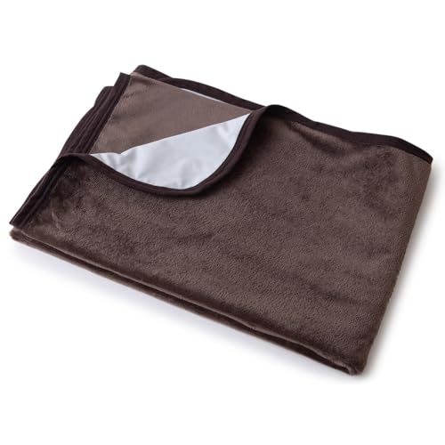 アクア(AQUA) ナイスデイ mofua (モフア) あったか 防水 シーツ ブラウン ベビーサイズ (70×120cm) おねしょ カバー 防水カバー フラットシーツ ゴム付き 赤ちゃん ふわふわ 防汚 防水マット 1枚2役 マットレス 敷布団 保護 エコテックス認証 プレミアムマイクロファイバー 洗える 50601406商品画像