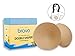 BRAVO Women's Double Shaper Sports Bra, Swimsuit or Bra insert. Natural padding for a fuller effect (Nude, A/B)