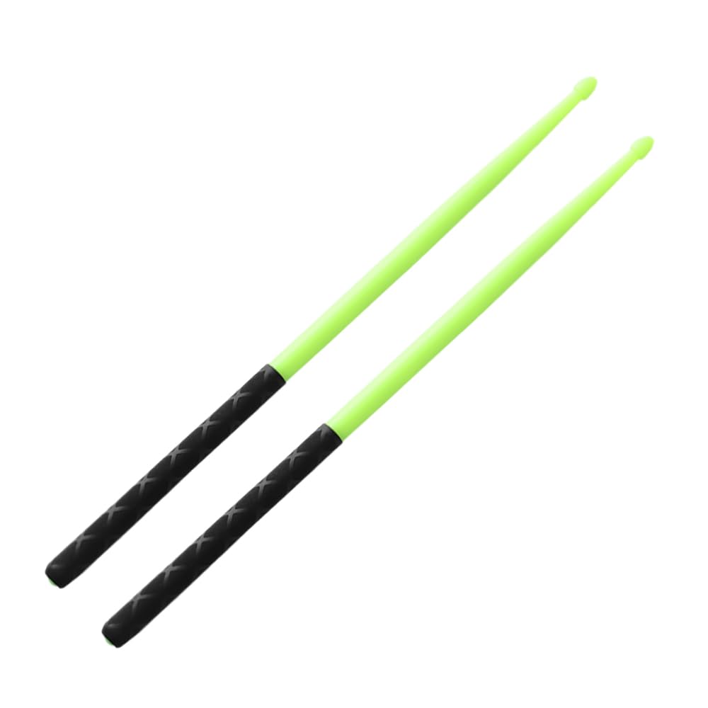 Luminous Nylon Drum Sticks 5a - Plastic Drumsticks Light Durable - Antislip Drum Sticks for Kids Adults Rock Band Beginner Musical Instrument Percussion Accessories