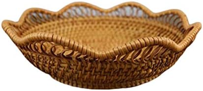 Zhongjue ジュージェン 藤かご 収納 ラタン フルーツバスケット 手作り 小物入れ 収納かご 果物 お菓子入れ おしゃれ バスケット 田園風 卓上収納 藤編み かご B07yyzk7tg 1 8円 大人気 New Arrival 最安値挑戦 年中無休 高品質 通販