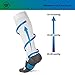 Wanderlust Travel Compression Socks - Support Stockings (White, Large-X-Large)