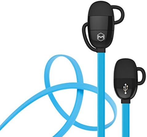 2-in-1 2.1A Micro USB Cable Sync Data Charging Cable 3.4feet/1.2 meter for iPhone,iPad,iPod and Android Mobiles (Blue)