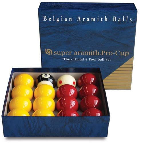 Aramith Pool Super Pro Cup Balls 50.8mm