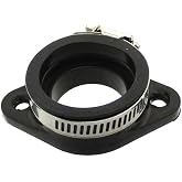 Aiomhao 60mm 40mm Carb Rubber Flange Adapter Manifold Intake Adapter For Mikuni M-VM34-200K Carburetor