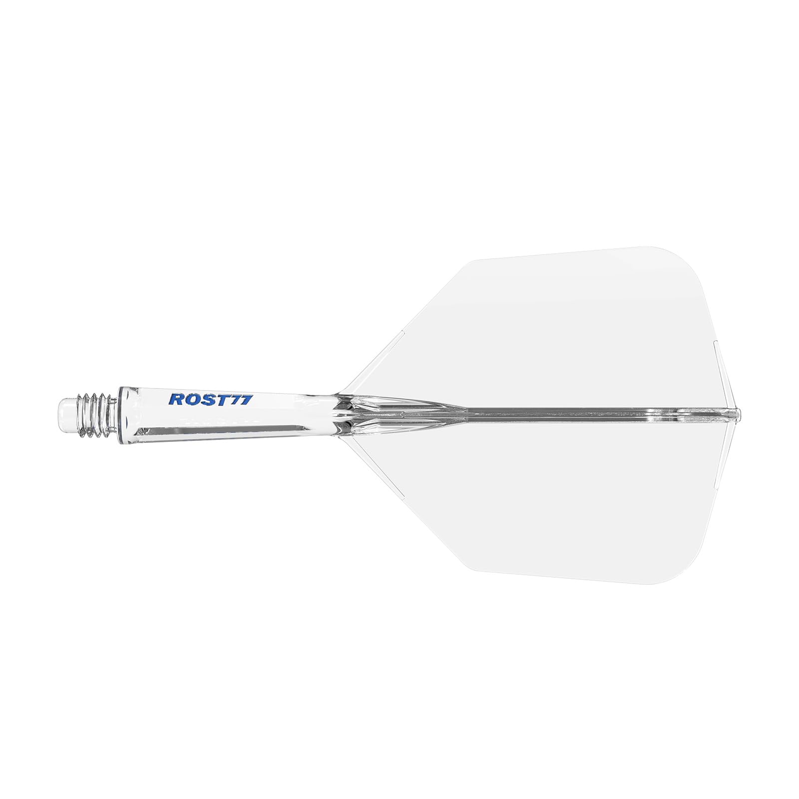 CUESOUL ROST 77 Integrated Dart Shaft and Flight,Big Wing Shape,Set of 3(clear color series)