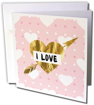 Amazon Uta Naumannのことわざとタイポグラフィ イメージゴールドボーホーハートtypography Onピンク Valentines Day Love グリーティングカード Set Of 6 Greeting Cards 紙製品 文房具 オフィス用品