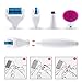 6 in 1 Microneedle Derma Roller Kit for Face and Body, 300/720/1200 Titanium Dermaroller Facial Roller