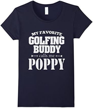 Womens Poppy Shirt - Golfing Buddy Small Navy