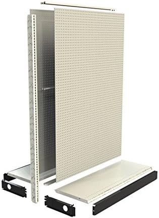 Madix Fixtures Gondola Section, 48" Wide x 72" Height x 16" Deep, Beige Finish (Sahara)