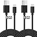 Mancro Micro USB Charging Cable, Black Extra Long & High Speed USB Cable, [2 Pack] 10FT Micro B Sync and Charger Cord