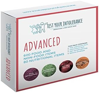 Food Intolerance Testing Kit | Nuts, Gluten Allergy, Lactose Intolerance, Pollen & Many More | Results in 7 Days | Advanced Kit, Detects up to 680 Items