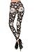 Leggings Depot NEW High Waist Popular Print Women's Leggings Pants Style Batch4 (Midnight Flowers)