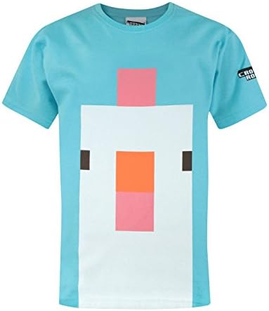Crossy Road Chicken Face Boy's T-Shirt (11-12 Years)