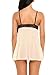 Avidlove Women Sexy Lingerie Lace Babydoll Halter Chemise Mini Sleepwear Apricot X-Large