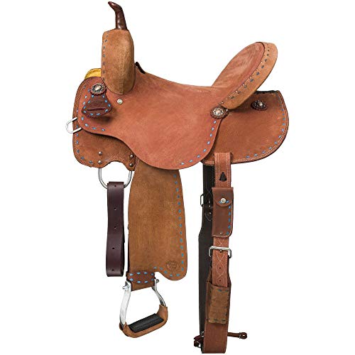 ROYAL King Medina Buckstitch Barrel Saddle 15in