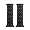 1 paar 7/8 “22 mm universele motorfietsstuurgrepen met rubberen hendel(zwart)