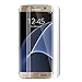 Galaxy S7 Edge Screen Protector,S7 Edge Tempered Glass,Creativecase [No-Bubble][9H Hardness][HD Clear] Tempered Glass Screen Protector for Samsung Galaxy S7 Edge