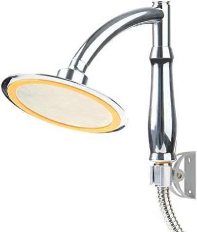 The Seventh 6" Rainfall High Pressure ABS Plastic Shower Head with Hose and Shower Mount Handheld Showerhead
