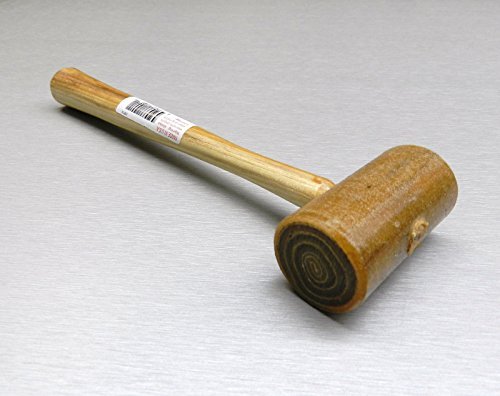 4oz.GARLAND RAWHIDE MALLET HAMMER #1 SIZE 1-1/4 FACE x 2-1/2 LONG LEATHERCRAFT (E 5) by Novel