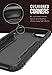 Smartish iPhone 7/8/SE (2020) Tough Case - Silk Armor [Protective Rugged Grip Cover] - Guardzilla - Includes 2 Tempered Glass Screen Protectors [Silk] - Smoke