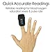 Vive Precision Pulse Oximeter Fingertip - Heart Rate & SpO2 Monitor - Blood Oxygen Saturation Levels Sensor Finger Reader - Ox EMT Plethysmograph Digital O2 Tracker - Batteries, Case, Lanyard Included