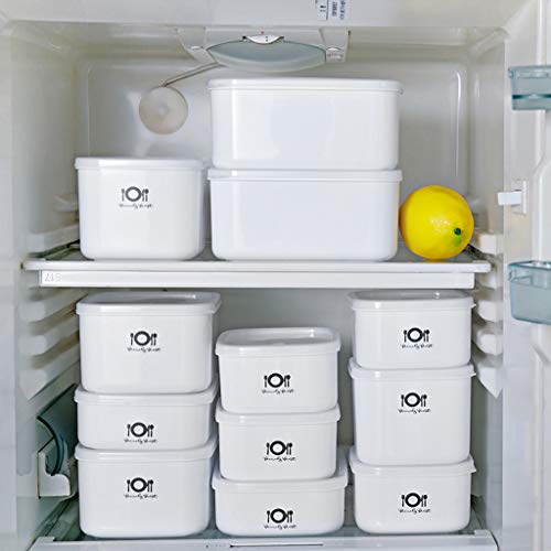 jiumoji Microwave Freezer Bento Lunch Box Picnic Food Fruit Container Lightweight Storage Box for Kids Adult (D:1400ml)