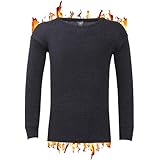 Pack Of 2,4,6 Men's Thermal Long Sleeve T Shirts Top Winter Warmer Inner Vest