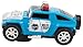 Techege Toys Transforming Bump'n'Go Police Car Transformer Kids Lights and Sounds Fun Police Squad Bear