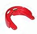 Orthomechanic Orthodontic Mouth Guard Orthoguard - Designed for Athletes with or Without Braces - Breathable Strapless Dual Mouthguard - Red