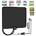 [Upgraded 2019] Digital Amplified HD TV Antenna 50-80 Mile Range - Support 4K 1080p and All TV's w/Detachable HDTV Amplifier Signal Booster - 13.5 Longer Coax Cable