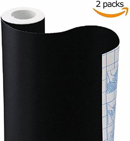 Chalkboard Sticker, MeriCino Sticky Back Wall Decal Blackboard for Home or Office(17.7'' by 78.7'', 2 Packs)