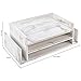 MyGift 3-Tier Shabby Whitewashed Wood Office Desktop Document Tray & Mail Sorter