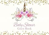 Baby Shower Guest Book: Unicorn Advice for Parents and Gift Log by 