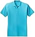 Joe's USA Ladies Short Sleeve Polo Shirt-L-Maui Blue