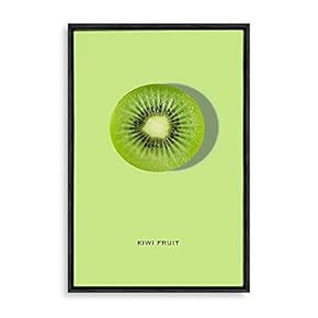 Framed Canvas Wall Art for Living Room, Bedroom Cute Fruits Children Room Canvas Prints for Home Decoration Ready to Hanging - 16x24 inches