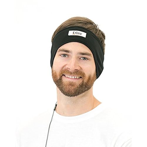 CozyPhones Sleep Headphones & Travel Bag , Lycra Cool Mesh Lining and Ultra Thin Speakers. Perfect for Sleeping, Sports, Air Travel, Meditation and Relaxation - BLACK Cell Phones & Accessories, Accessories