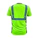 SafetyShirtz Men's SS360 Basic Class 2 - Type-R - UPF 40 - Reflective Safety Shirt, Yellow(Safety Green) - 4X-Large
