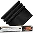 Non-Stick Heavy Duty Oven Liners(3-Piece Set)-Thick,Heat Resistant Fiberglass Mat-Easy to Clean-Reduce Spills, Stuck Foods and Clean Up-Kitchen Friendly Cooking Accessory,FDA Approved by Grill Magic primary