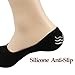 Mocofo Mens 3 Pairs No Show Cotton Socks Non Slip